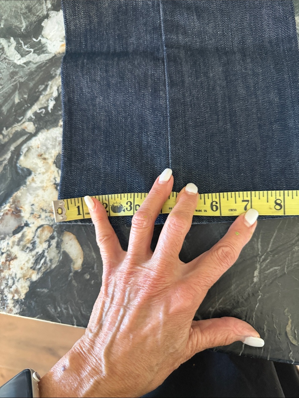 Escada Dark Indigo Flare Jeans - Picture 13 of 13